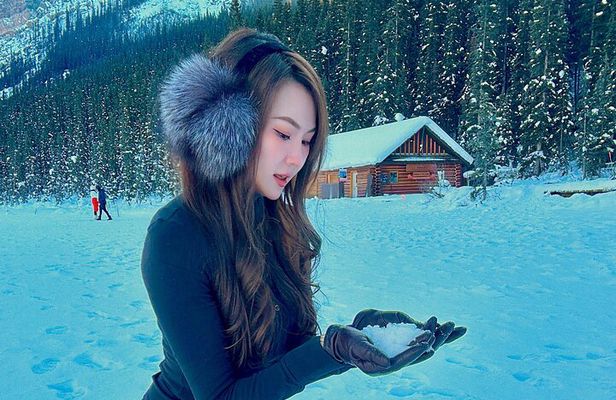 Lake Louise, Marble Canyon Hiking and Banff Town from Banff