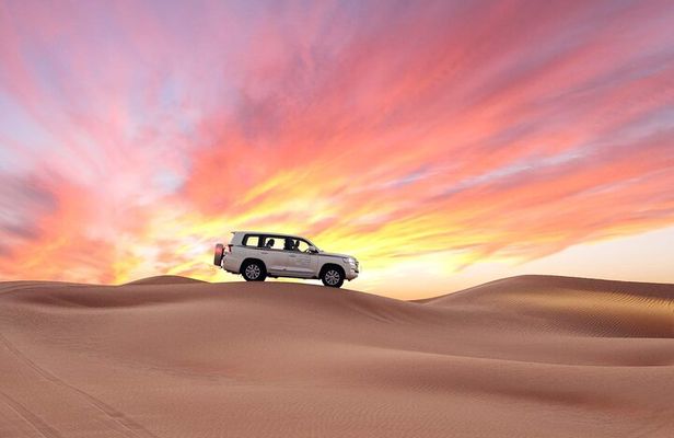 Doha Desert Safari Camel Ride, Sandboarding and Inland Sea