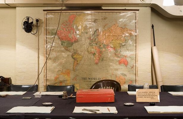 London: Churchill War Rooms Ticket & Political London Audio Tour