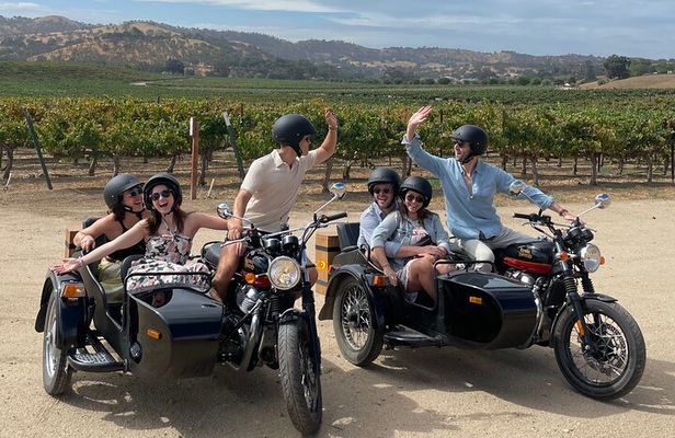 Scenic Sidecar Vineyard Tour Paso Robles