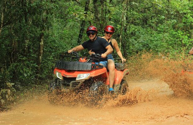 Adrenaline Tulum Atv tour with ziplines and Cenote adventure