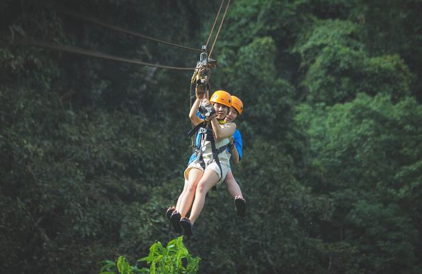 Koh Samui Jungle Zipline Adventure with Longest Zipline Course