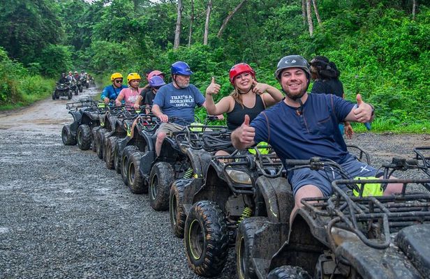 Roatan ATV City Tour and Wildlife Sanctuary Visit and Beach Club