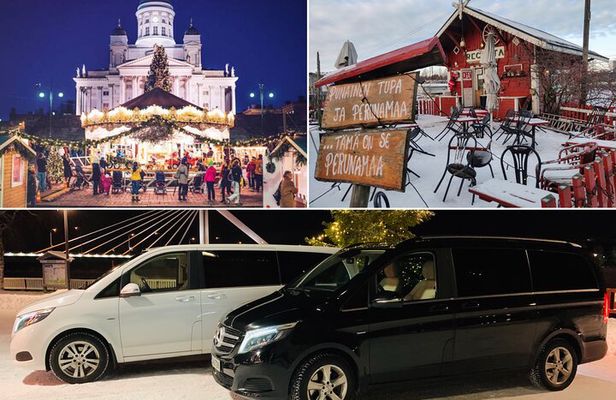 Private Helsinki Guided Tour by Mercedes V-class with guide