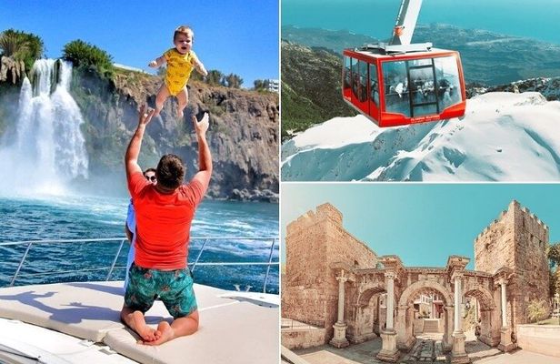Antalya City Tour : Düden Waterfalls&Olympos Cable Car&Boat Trip