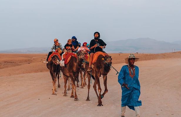 Agafay Desert Adventure: Quads, Camels, and dinner show 