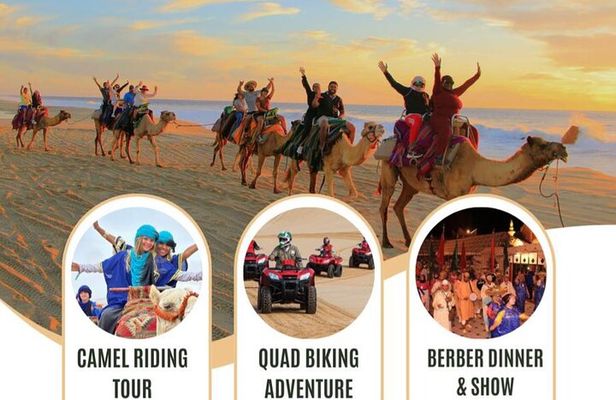 Quad Camel Ride and Moroccan Dinner under the Stars