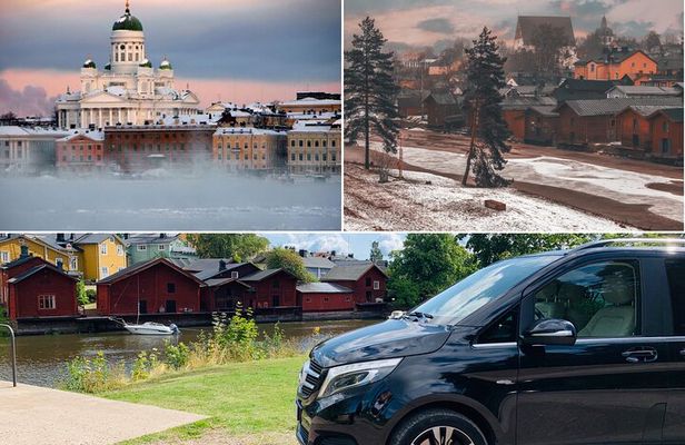 Helsinki and Porvoo Private Tour by Luxury Car with Guide