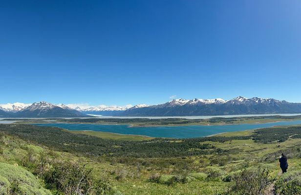 Lake Rock Trek Journey to Patagonian Past Vibrating Nature