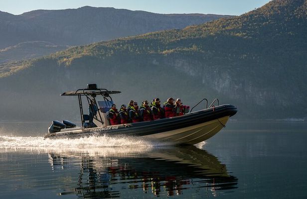 From Stavanger: Lysefjord Sightseeing RIB Boat Tour