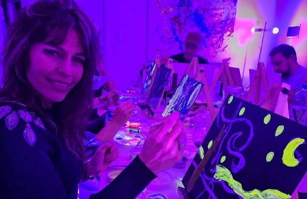 Painting My Own Starry Night at Buenos Aires FLUO - Obelisco Area