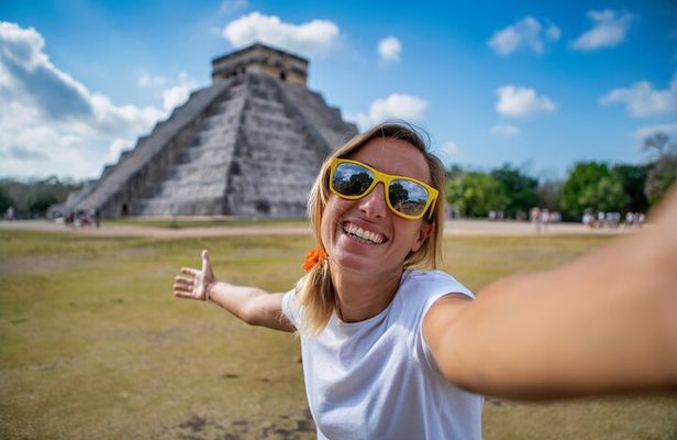 Chichen Itza Cenote Swim and Izamal Excursion with lunch