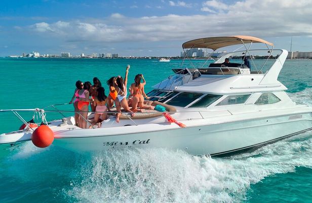 Brown Big Yacht 48ft Rental up to 15 Pax