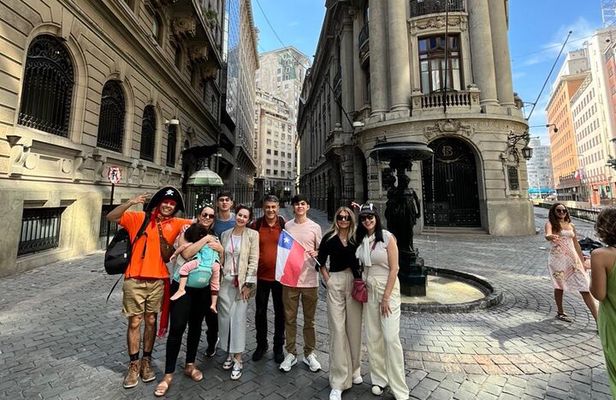 City Tour 1 Day Walking Explore Santiago Step by Step