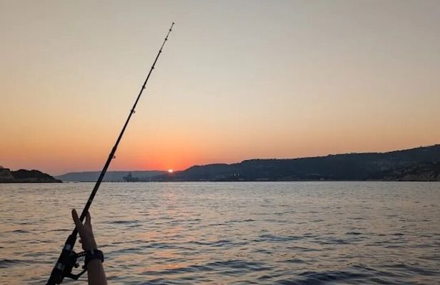 Chania Sunset Rod Fishing Experience