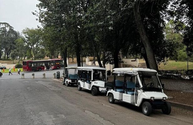 Rome Tour of the Villa Borghese Gardens by Golf Cart