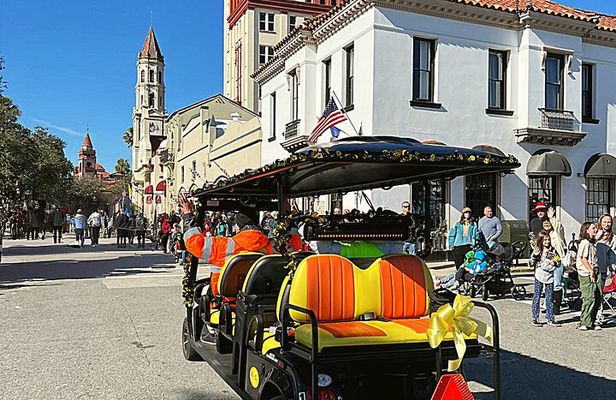 St. Augustine Private Tour on Premium Electric Cart with Pick Up