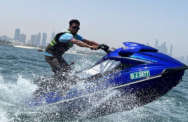 Supercharge Jet Ski Ride DUBAI Views + FREE PICS, VIDS & COFFEE