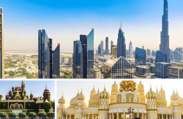 Full Day Dubai City Tour with Global Village and Miracle Garden