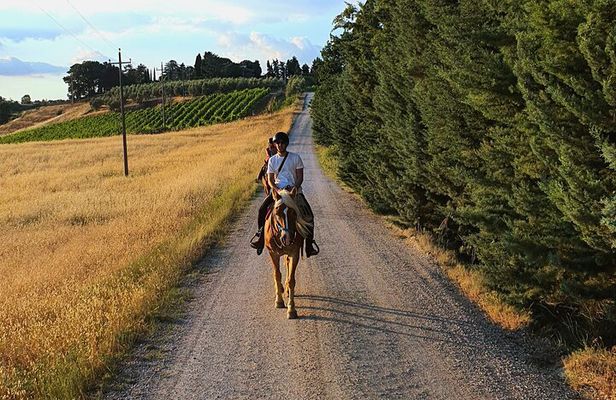 Adventure on horseback in the Tuscan countryside