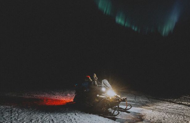 Flavors of Lapland: Gourmet Fire-Side Dinner in a Glass Igloo