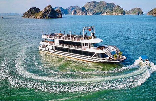 Halong Bay 5-Star Day Cruise, Buffet Lunch, Cave, Kayak, Transfer
