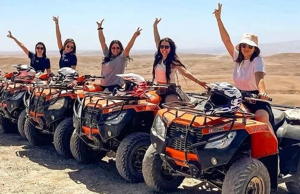 Cairo Private Quad Bike Desert Tour with Pyramids and Sunset