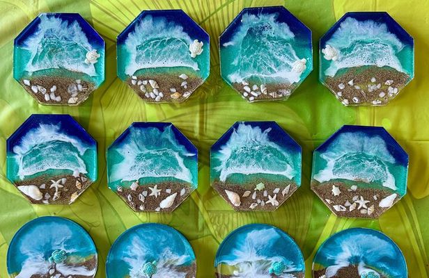 Epoxy Resin Art and Craft Coaster Set Experience
