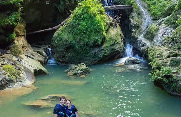 Cueva del Indio and Charco Azul Cave and Waterfall Adventure