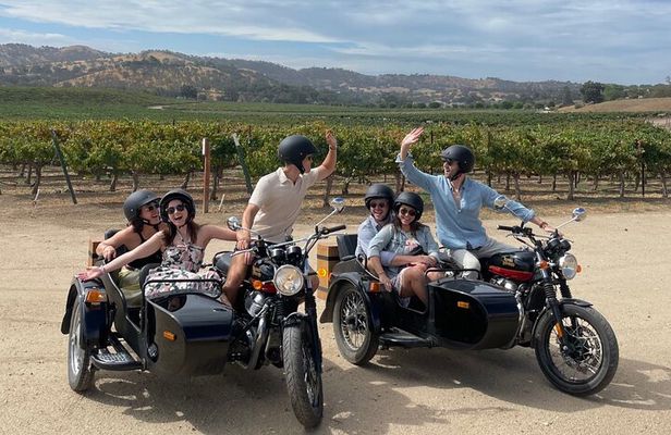 Scenic Sidecar Vineyard Adventure San Luis Obispo