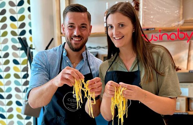 Cooking Class: Fresh Pasta Course with Wines at Lake Garda
