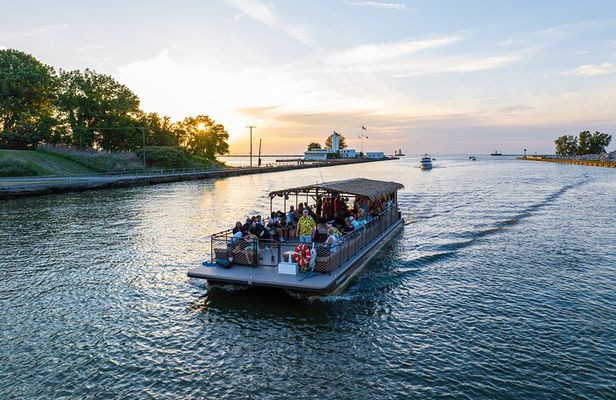 Cleveland Waterfront Tiki Party Boat Cruise