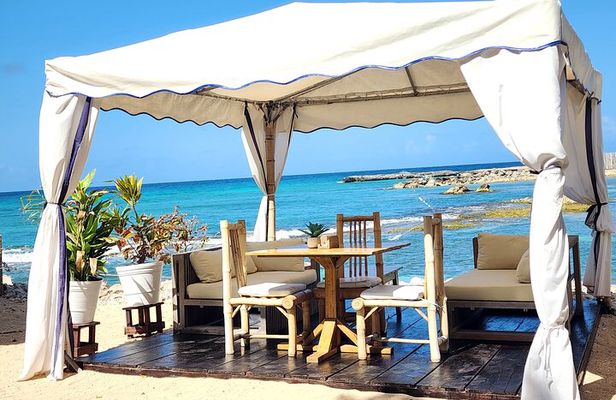 VIP Oceanfront Cabana at Bamboo Beach Club in Montego Bay