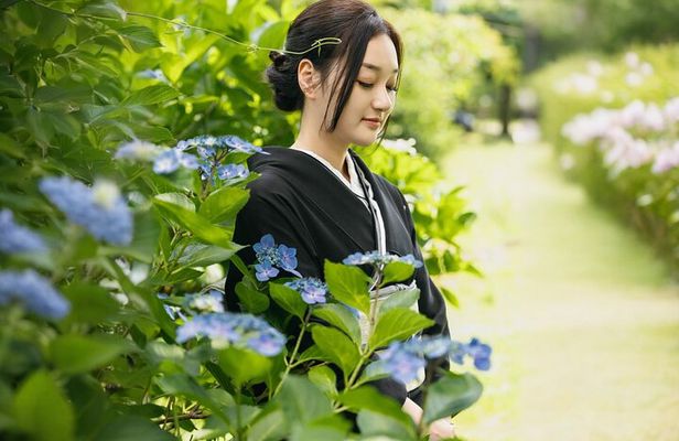 Kyoto Formal Kimono Dressing with Hairstyle at Kiyomizudera