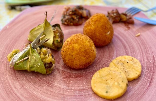 Sicilian Food Lovers Arancini & Caponata Cooking Class Sea Villa