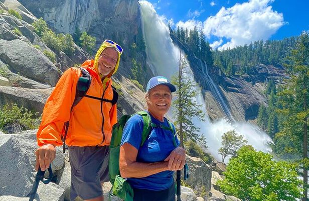 Private Hike on the Mist Trail to Vernal and Nevada Falls