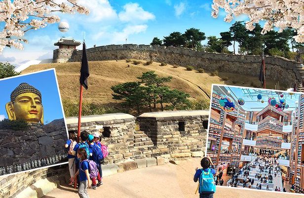 Day Tour of Suwon Hwaseong Fortress Starfield Waujeongsa Temple