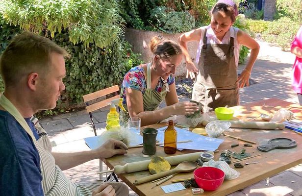 Pottery Class in Urban Winery and a Sicilian Lunch with Tasting