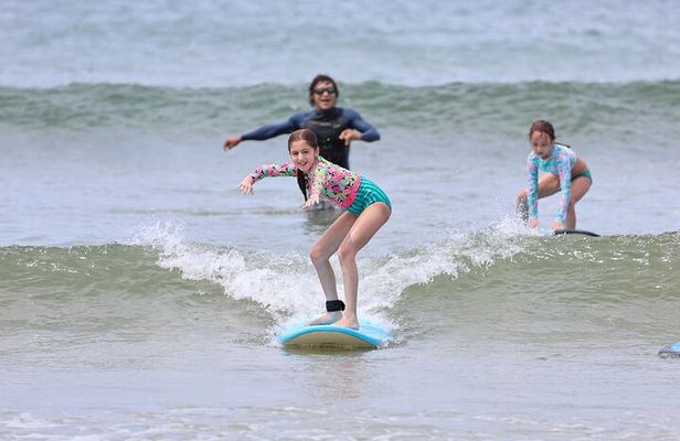 Surfing with Locals at Tamarindo Beach