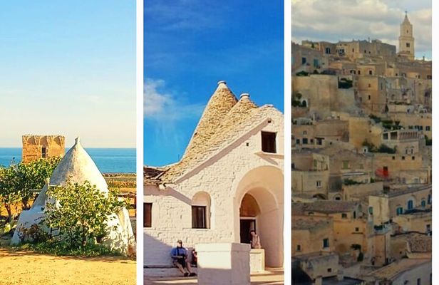 Spend a day out from Bari : Explore Polignano, Alberobello, Matera