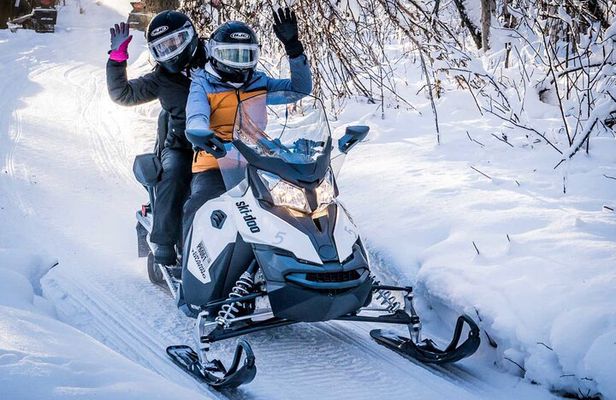 1 Hour Double Rider Snowmobile