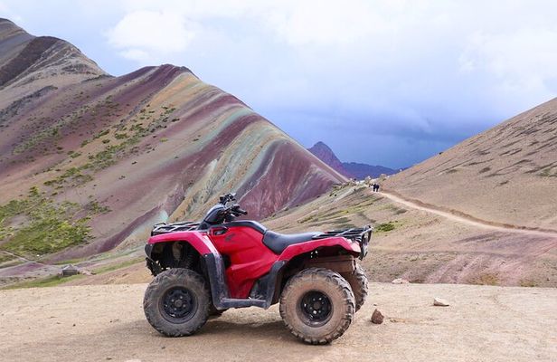 From Cusco: Tour Vinicunca rainbow mountain on ATV with meal