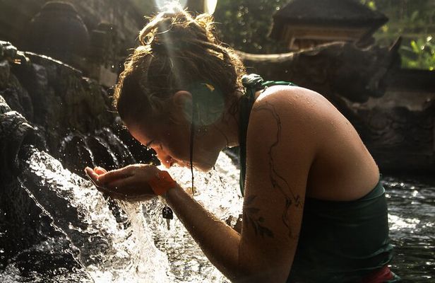 Tirta Empul Temple Balinese Water Purification Ceremony