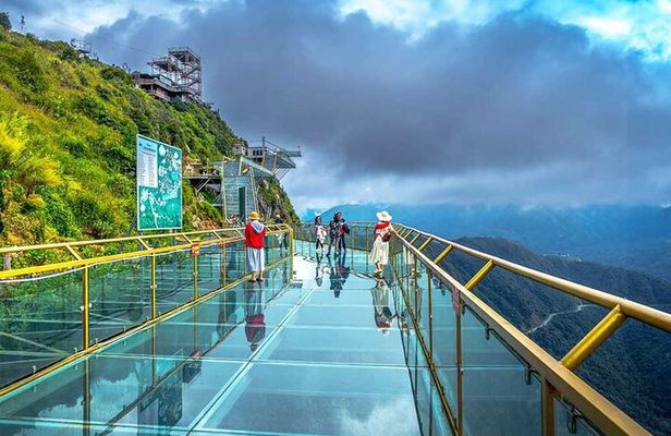 Sapa Dragon Cloud Glass Bridge and Silver Waterfall Half-Day Tour