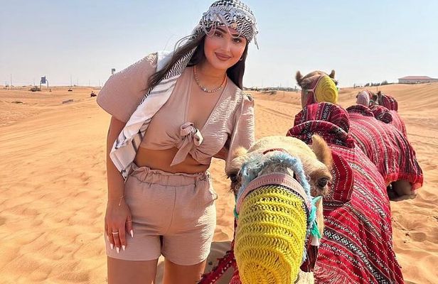 Morning Desert Safari with Quad Bike Dune Drive Camel Sand surf