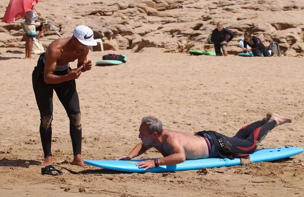  2 Hours Surf Lessons at Beach in Taghazout