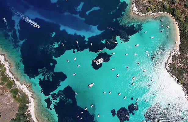 From Ouranoupolis: Blue Lagoon Cruise + Lunch on Board