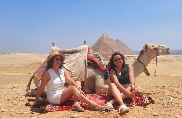 Private Giza Pyramids, Egyptian Museum, Bazaar and Camel Ride