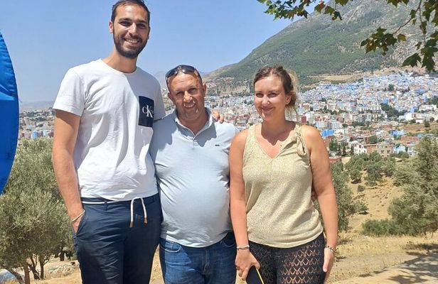 From Tangier Private Visit to Chefchaouen and Drop off in Fes