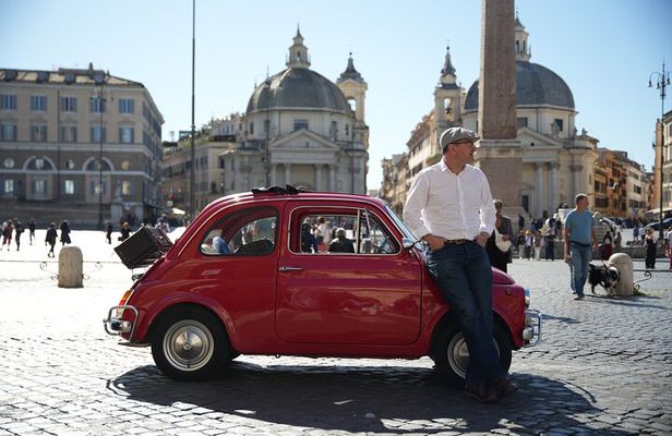 Explore Rome in Style by A Vintage Car Fiat 500